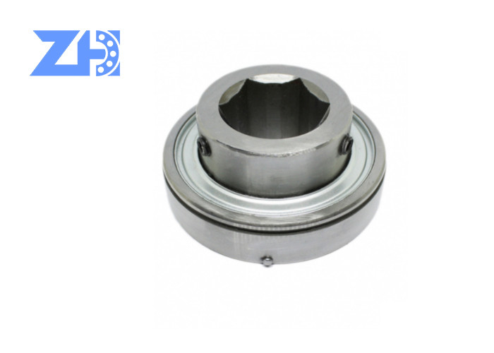 SB 207-18 HEX বালিশ ব্লক মোটা প্রাচীরের বাইরের রিং সহ বল বিয়ারিং সন্নিবেশ করান