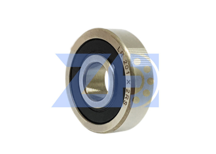 LR201-X-2RSR রেসওয়ে রোলার বিয়ারিং সাইজ 12x35x10mm থ্রাস্ট বল বিয়ারিং ট্র্যাক রোলার