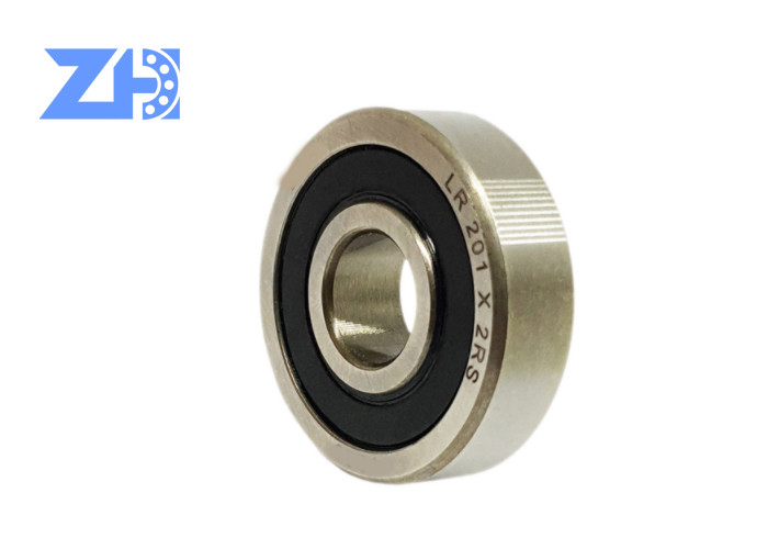 LR201-X-2RSR রেসওয়ে রোলার বিয়ারিং সাইজ 12x35x10mm থ্রাস্ট বল বিয়ারিং ট্র্যাক রোলার