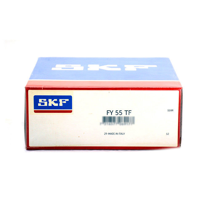 FY55TF স্কয়ার ফ্ল্যাঞ্জ বল বিয়ারিং কাস্ট আয়রন হাউজিং ইন লাইন ISO স্ট্যান্ডার্ড সাইজ 55*162*64.4mm
