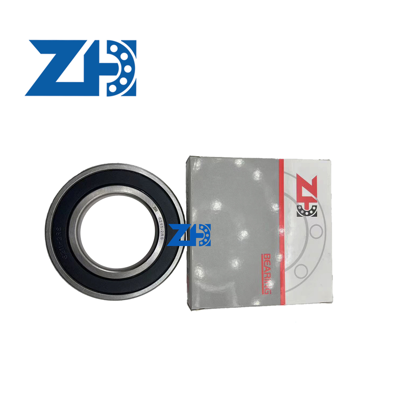 6211-2RS গভীর গ্রোভ বল বিয়ারিং সঙ্গে P0/P6/P5/P4 যথার্থতা স্তর দীর্ঘ জীবন