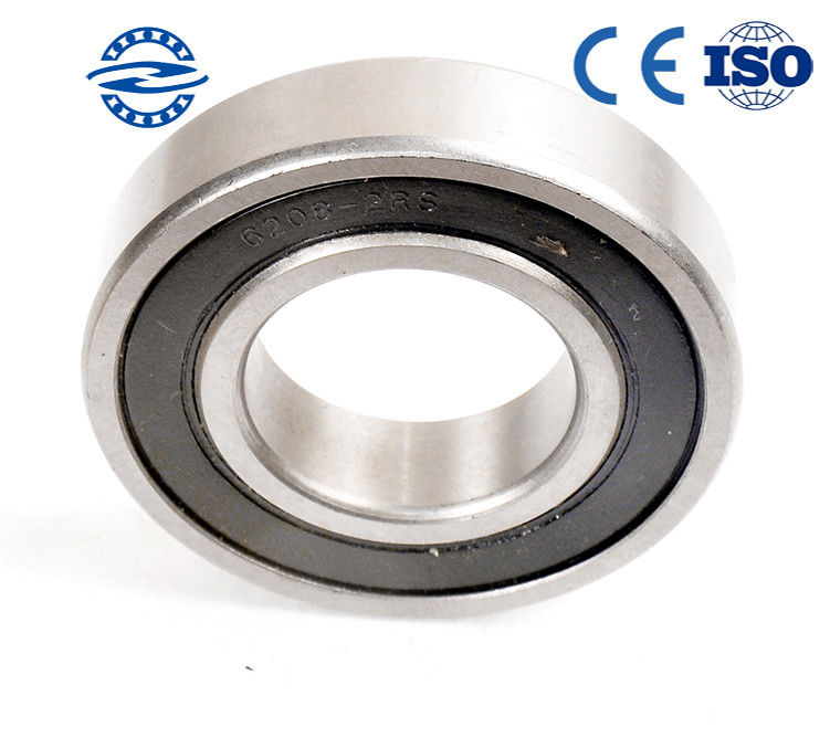 খোলা সীল একা সারি গভীর খাঁজ বল সহন 6208 6306 2RS 40 * 80 * 17mm