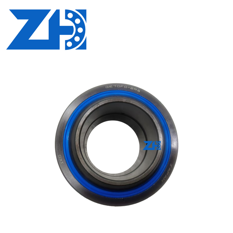 GE70F0-2RS গোলাকার জয়েন্ট ভারবহন উচ্চ লোড ক্ষমতা এবং স্ব-লুব্রিকেশন কম গতির কৌণিক এবং স্ব-সমন্বয় জন্য