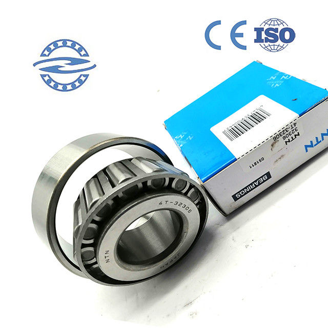 ক্রোম স্টিল GCr15 30206 টেপার রোলার বিয়ারিং সাইজ 30*62*17.25