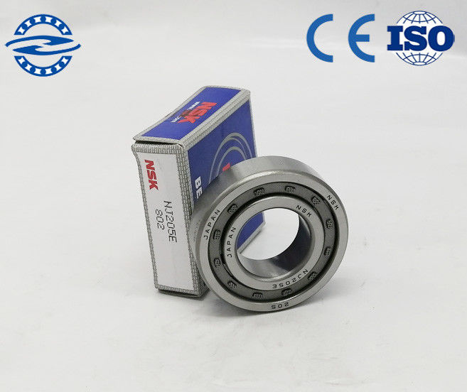 একক সারি P0 C1 NJ205E নলাকার রোলার ভারবহন আকার 25*52*15mm