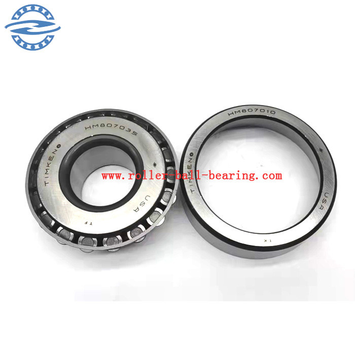 একক সারি টেপার রোলার বিয়ারিং HM807035/10 SIZE 41.275*104.775*36.512MM HM807035/807010 807035/10