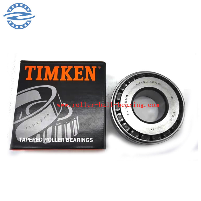 Gcr15 টেপার রোলার বিয়ারিং OEM HM807040/10 সাইজ 44.45*104.78*36.51MM HM807040/807010 807040 807010